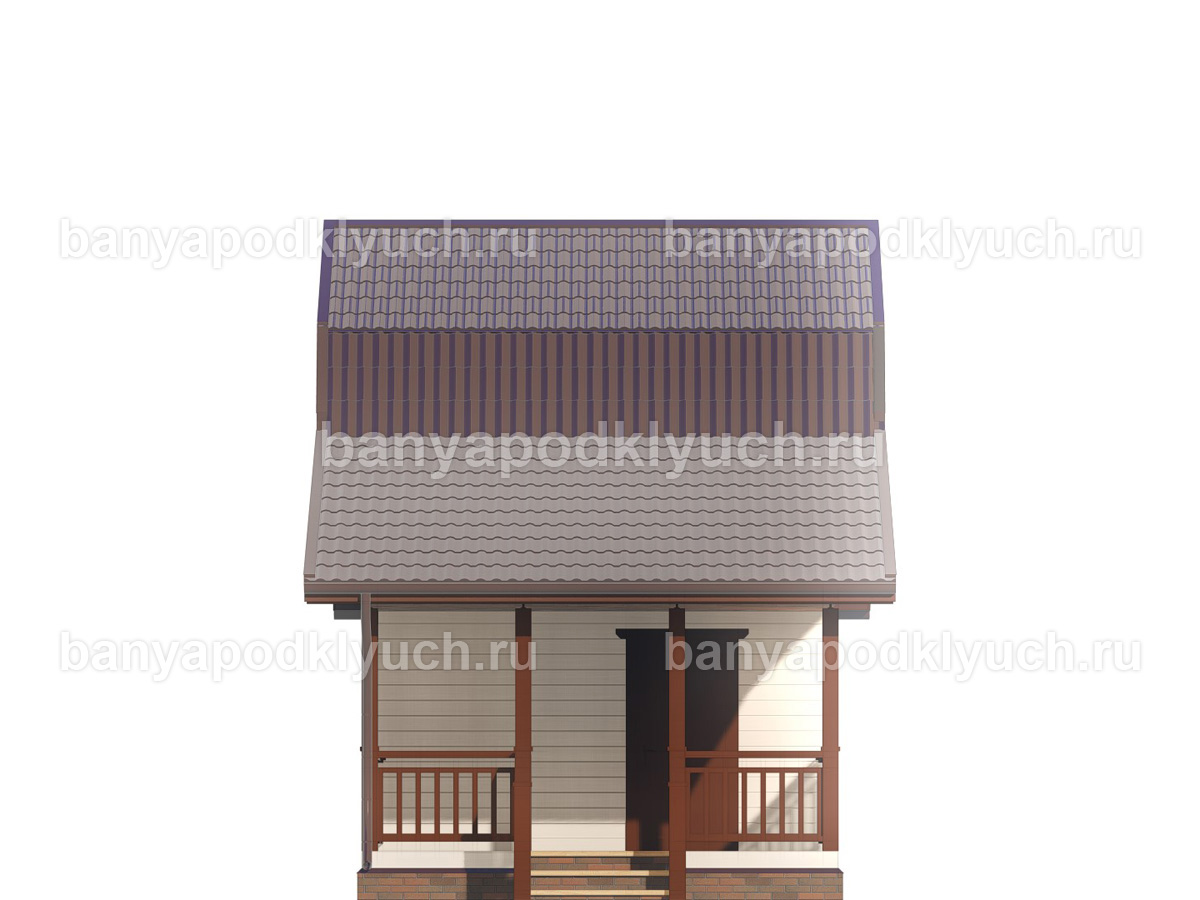 Каркасная баня 7.5x4.5 м Каркасная баня 7.5x4.5 м
